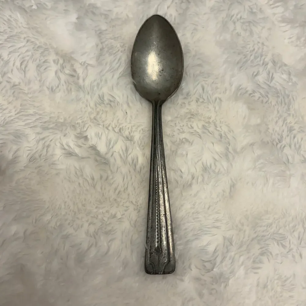 Vintage Silverplate Spoon Rogers Beaded Pattern Replacement Spoon Silver Plate